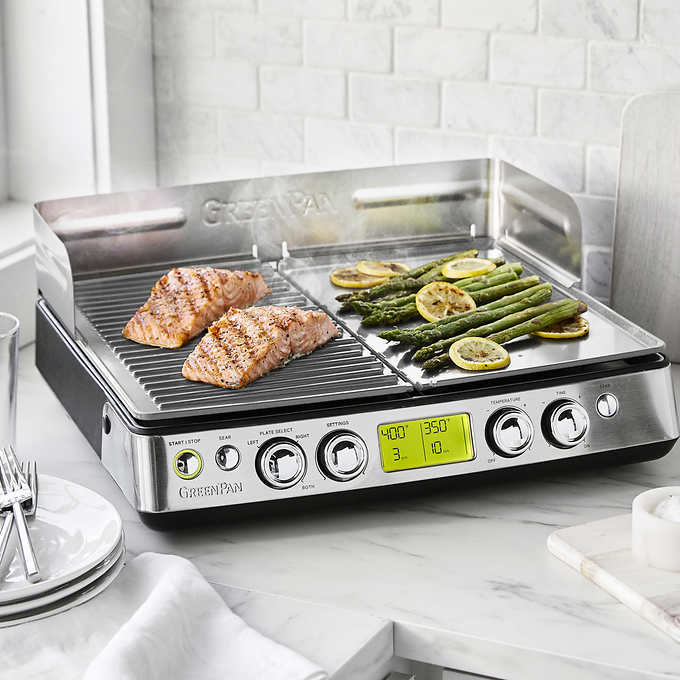 Like NEW - GreenPan XL Smoke-Less Grill & Griddle - Retail $299