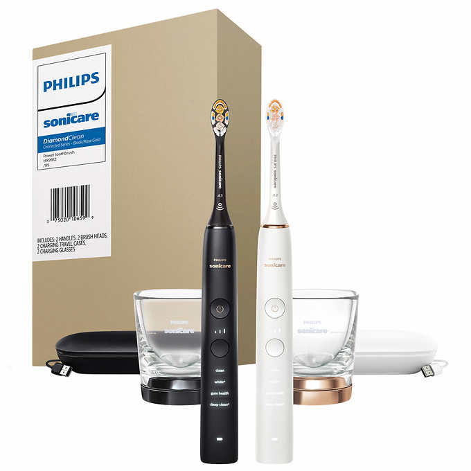 Philips Sonicare DiamondClean Connected Rechargeable Electric Toothbrush, 2-pack - Retail $299