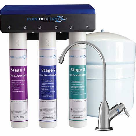 Costco - Pure Blue 1:1 Reverse Osmosis Water Filtration System - Retail $189