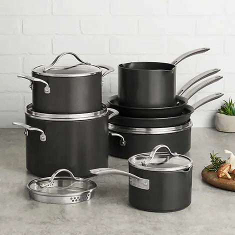 NEW - Kirkland Signature 12-piece Non-Stick Cookware Set - Retail $119