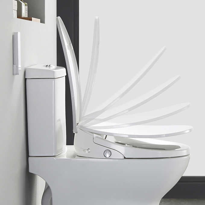 Like NEW - Costco - OVE Decors Enlight Elongated Smart Bidet Toilet Seat with Remote Control - Retail $399