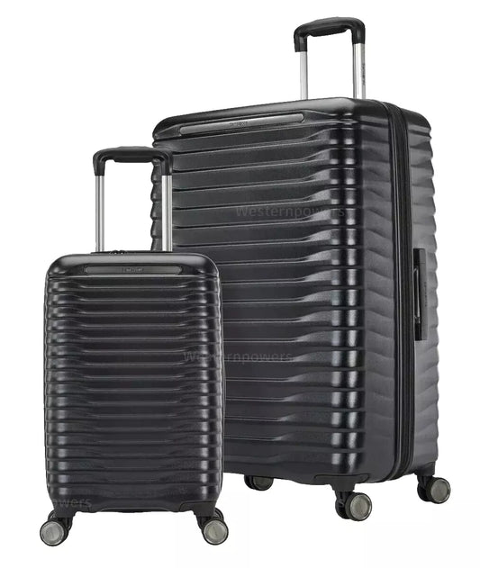 Samsonite Element Black XLT 2.0 Luggage 2 Piece Set Silver - Retail $199