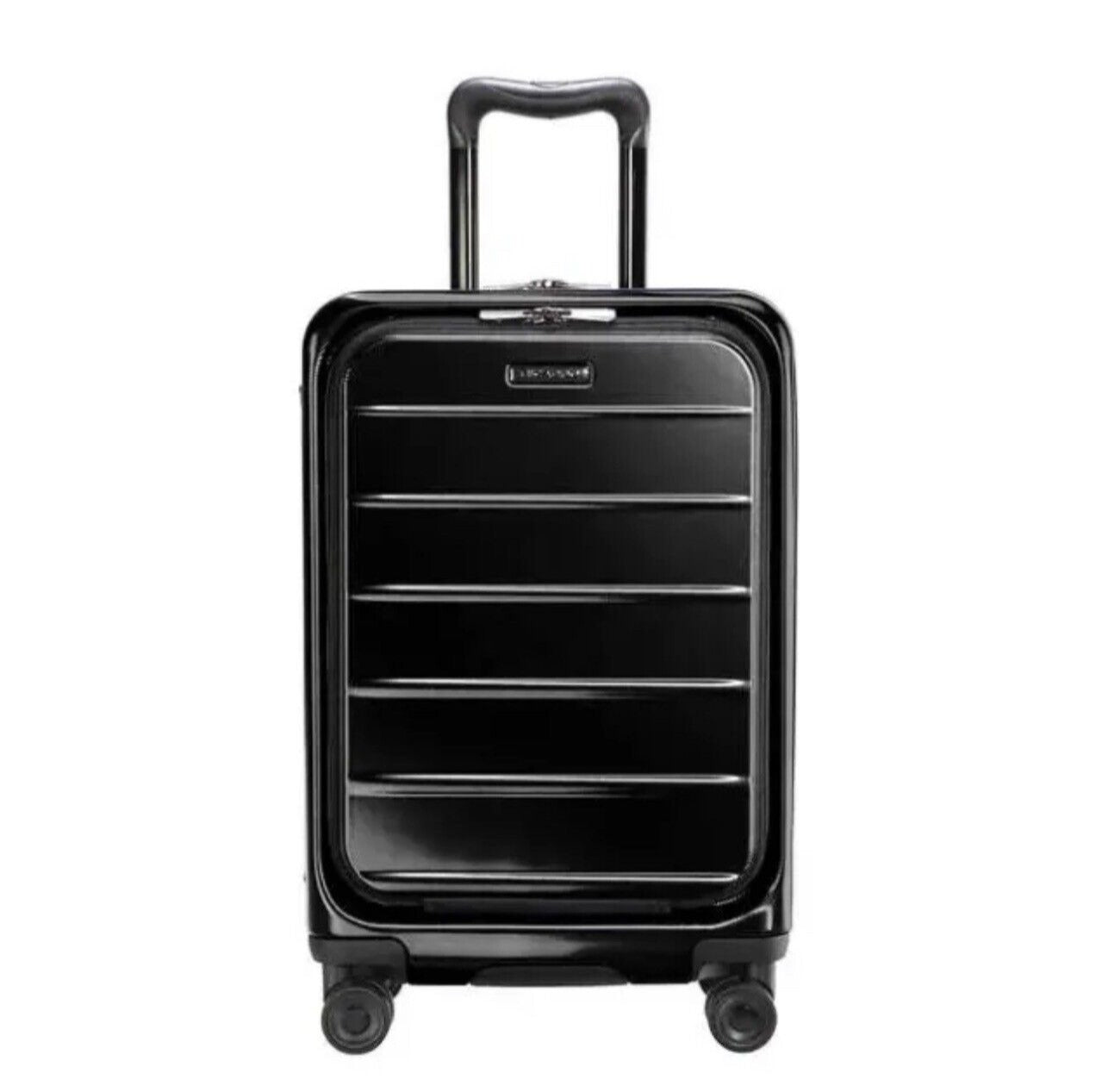 Ricardo Front Opening Carry On Spinner Luggage Suitcase in Black- Retail $79