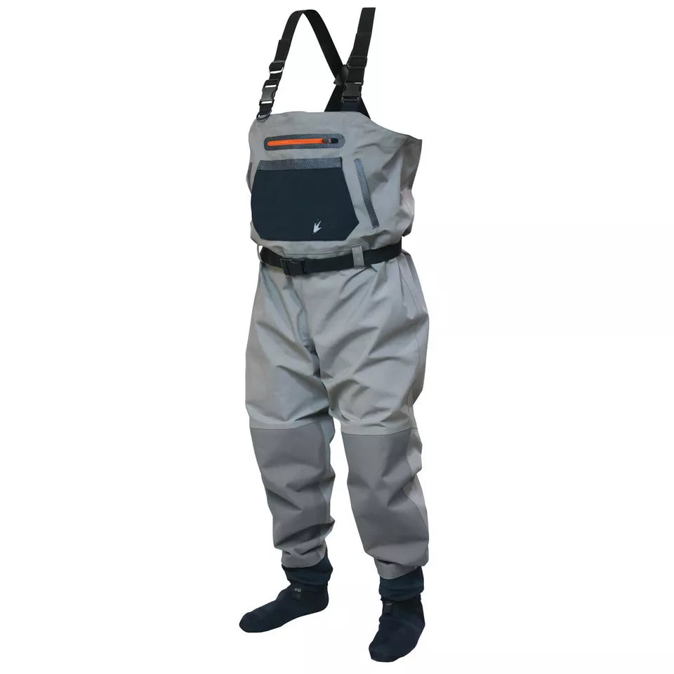 Frogg Toggs Men's Sierran Reinforced Nylon Breathable Stocking Foot Wader 2XL - Retail $99