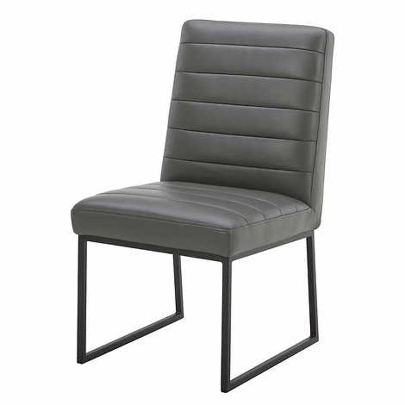 NEW - Costco - Kirkwood Top Grain Leather Dining Chairs 4-pack - Retail $1198