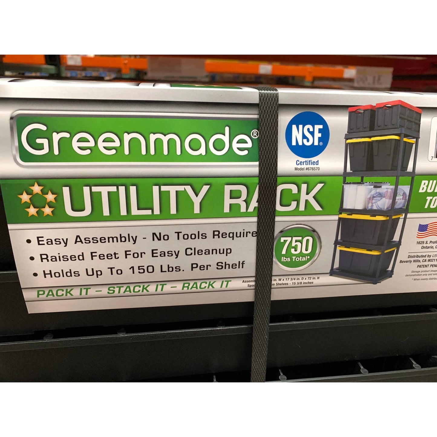 Greenmade Resin Shelving - Retail $34