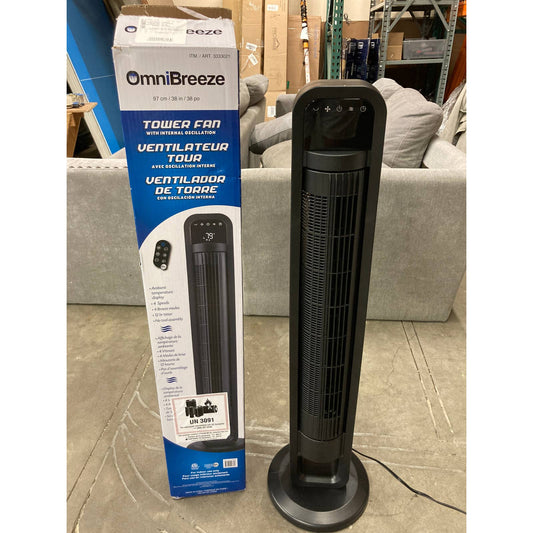 Costco - OmniBreeze Premium Tower Fan with Internal Oscillation - Retail $49