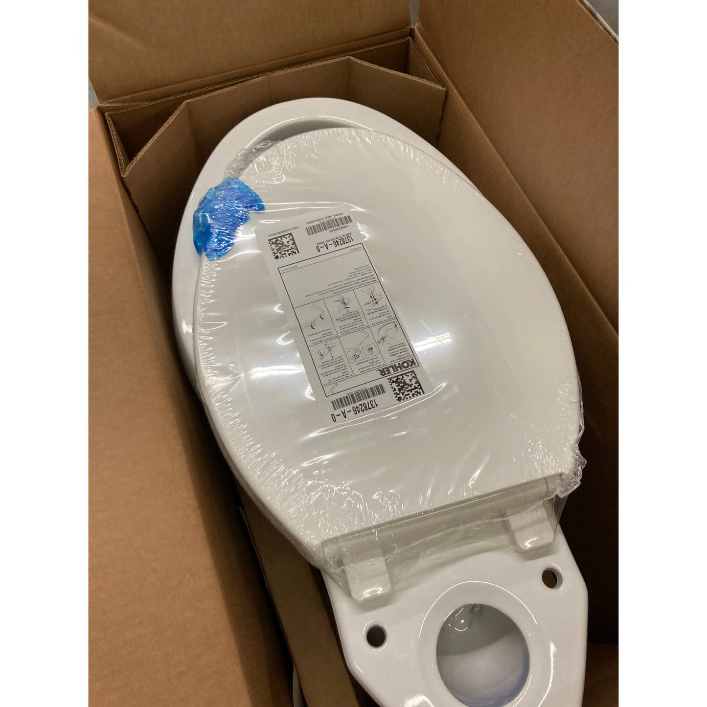 NEW - Kohler Comfort Height 2-Piece Elongated Toilet - Retail $199